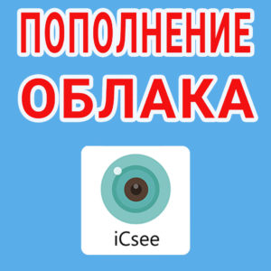 Пополнение облака ICsee